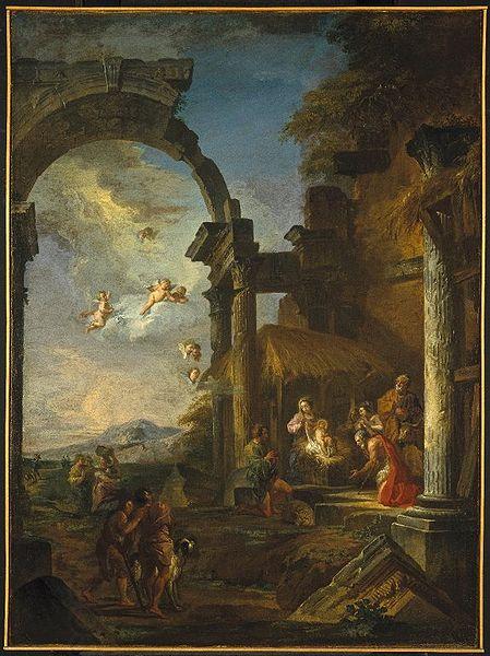Panini, Giovanni Paolo Adoration of the Shepherds China oil painting art